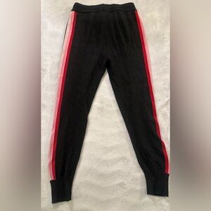 Spiritual Gangster $148 medium gray joggers. Sweater material, side stripe